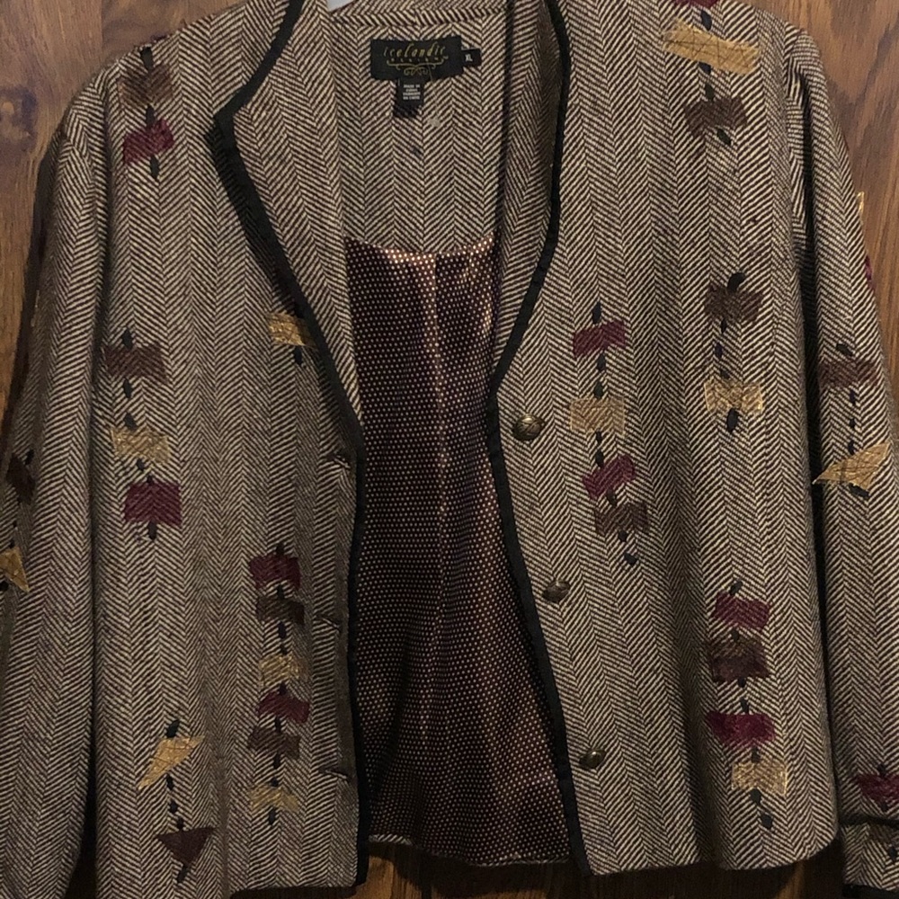 Acrylic/Polyester/Wool Blazer